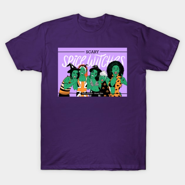 Scary Spice witch T-Shirt by kuinif